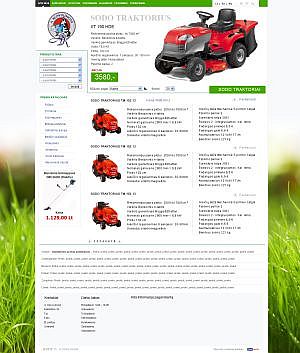 interneto prekių katalogo kūrimas Panevėžys